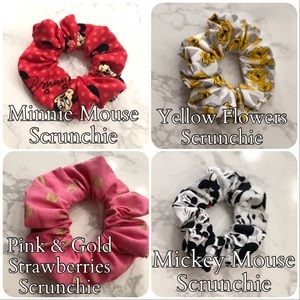 3 for 6$ SCRUNCHIES- HANDMADE